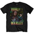 Bob Marley Roots, Rock, Reggae Homage Black XL Koszulka
