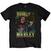 Skjorte Bob Marley Roots, Rock, Reggae Homage Black 2XL Skjorte