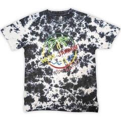 T-Shirt Bob Marley Neon Sign (Wash Collection) Dip-Dye on White 2XL T-Shirt