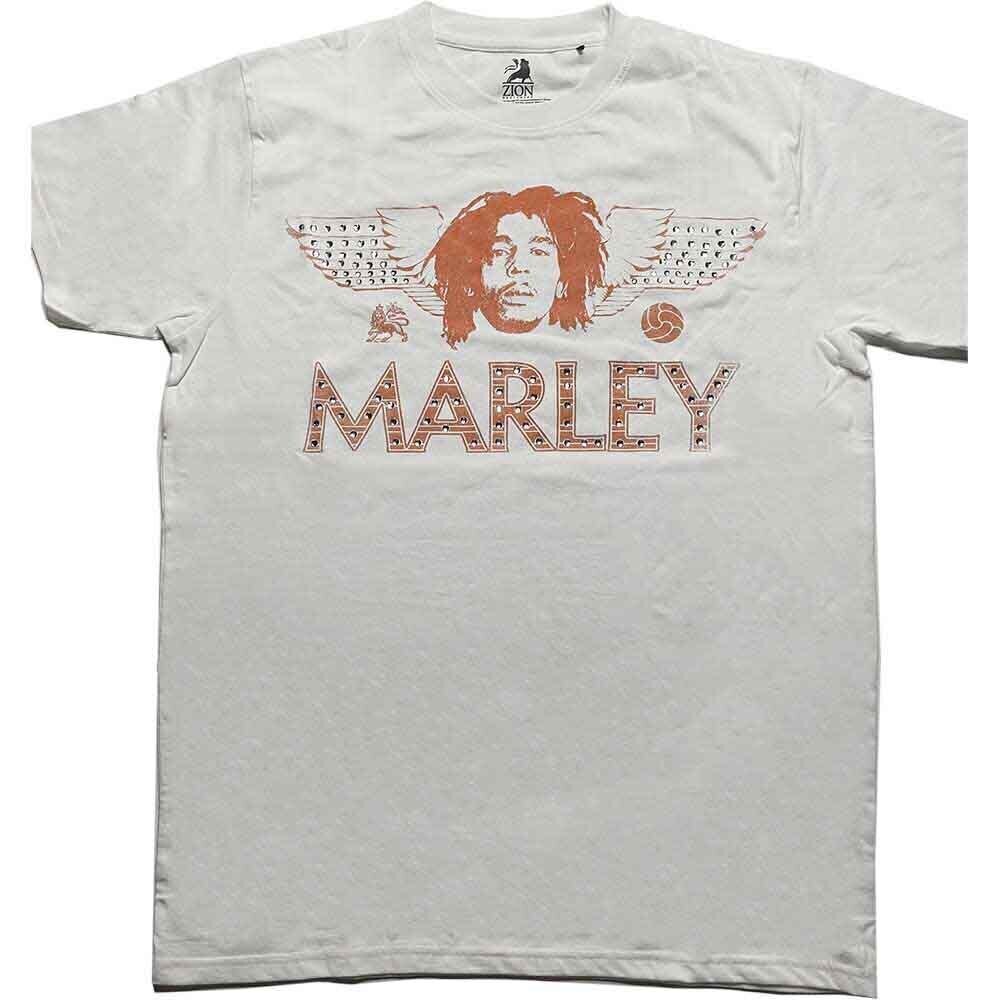 Tricou Bob Marley Wings (Embellished) White S Tricou
