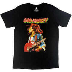 Skjorte Bob Marley Live Concert (Back Print) Black L Skjorte