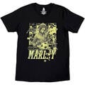 Bob Marley Football Collage Black XL Camiseta de manga corta