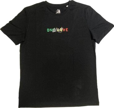 Camiseta de manga corta Bob Marley One Love Portrait (Back Print & Embroidery) Black S Camiseta de manga corta - 1