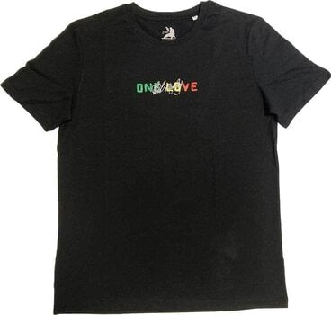 Camiseta de manga corta Bob Marley One Love Portrait (Back Print & Embroidery) Black L Camiseta de manga corta - 1