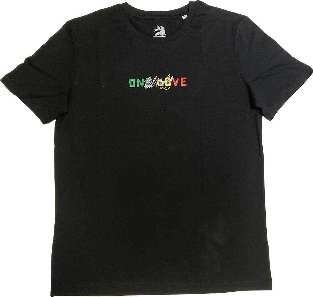 T-särk Bob Marley One Love Portrait (Back Print & Embroidery) Black 2XL T-särk