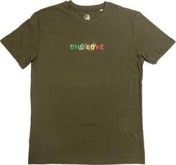 T-Shirt Bob Marley One Love Dreads (Back Print) Green 2XL T-Shirt