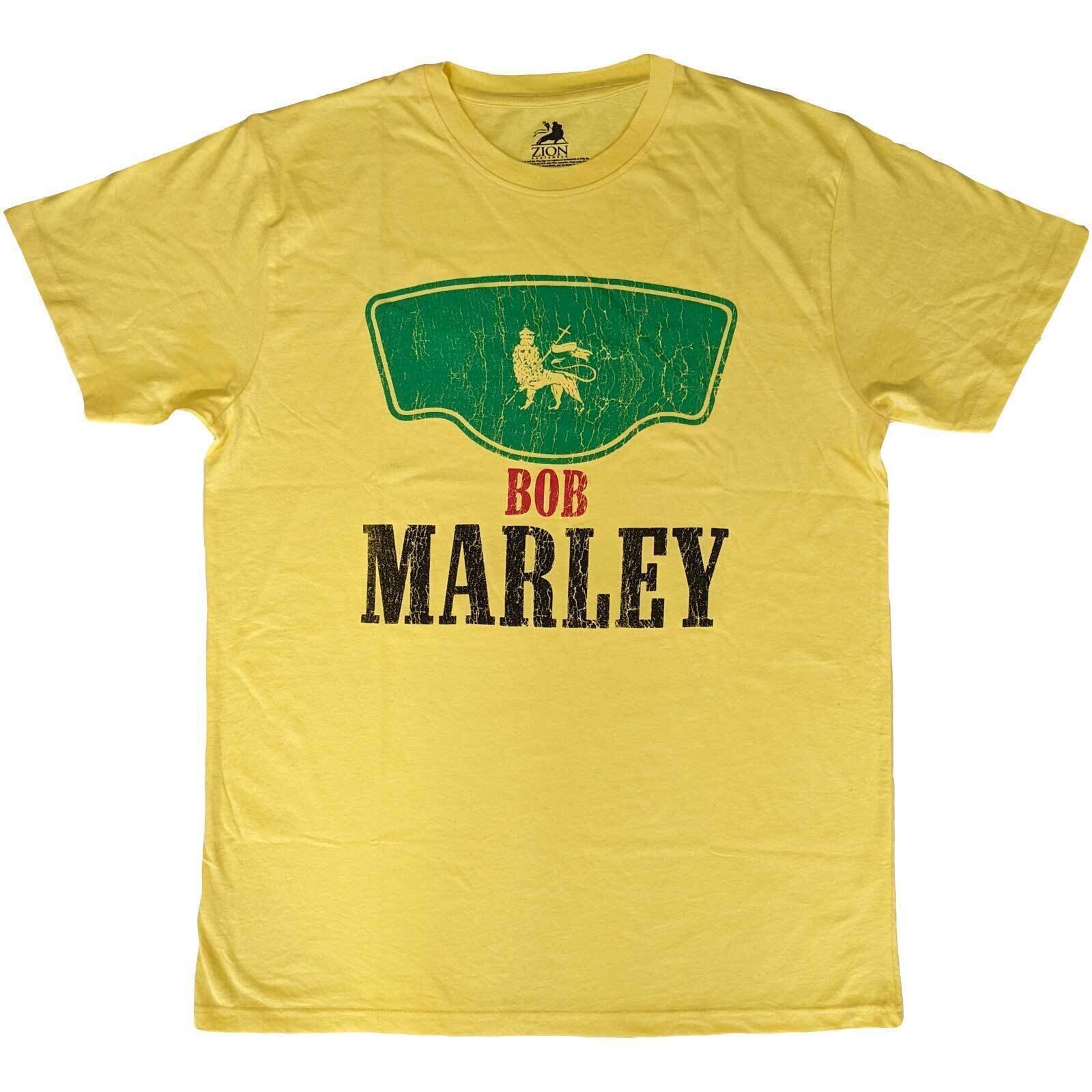 Majica Bob Marley Vintage Green Label Yellow M Majica