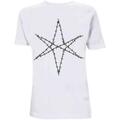 Bring Me The Horizon Barbed Wire (Back Print) White L T-särk