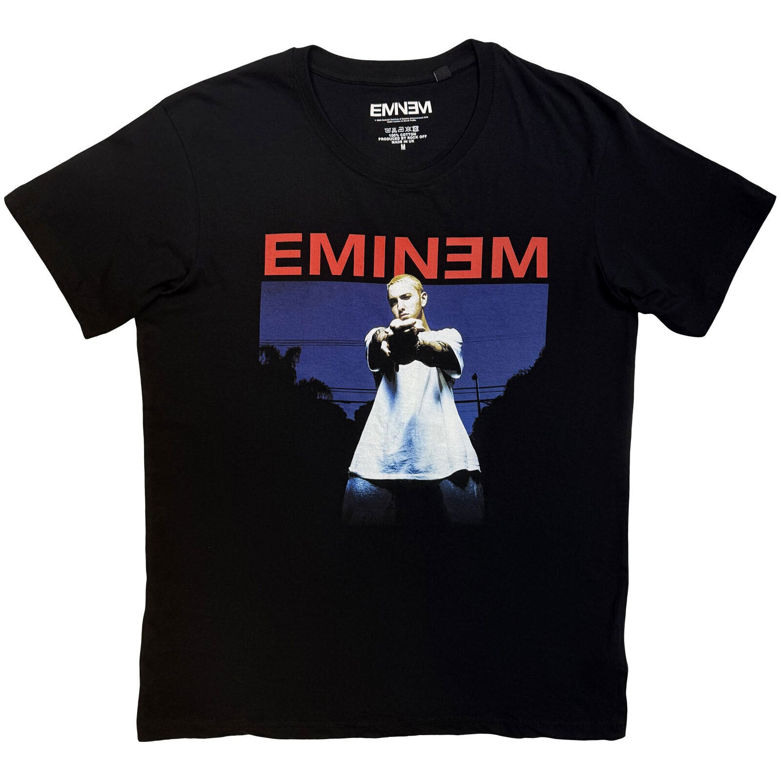 Maglietta Eminem Photo Black XL Maglietta