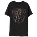 Bon Jovi Triangle Overlap Black XL T-Shirt