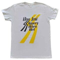 T-Shirt Bon Jovi Slippery When Wet White M T-Shirt