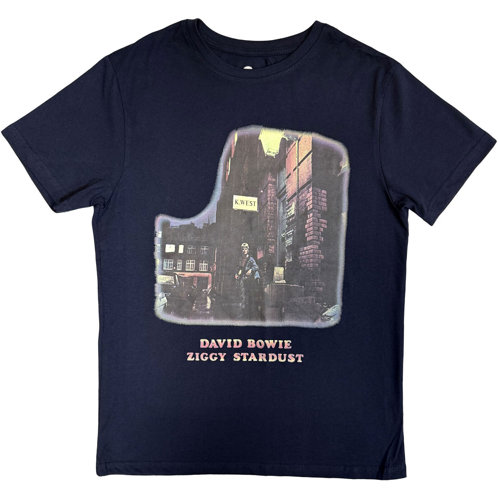 Košulja David Bowie Ziggy Stardust Navy Blue L Košulja