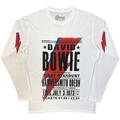 David Bowie Hammersmith Odeon (Sleeve Print) White M T-särk