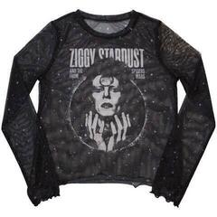 T-shirt David Bowie Ziggy v1 (Mesh) Black XL Feminino T-shirt