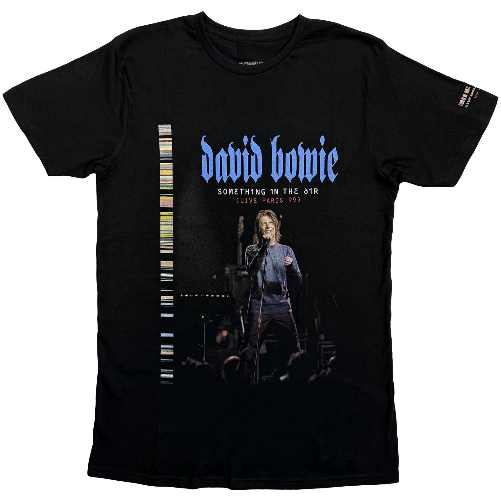 Tricou David Bowie Live In Paris (Sleeve Print) Black XL Tricou