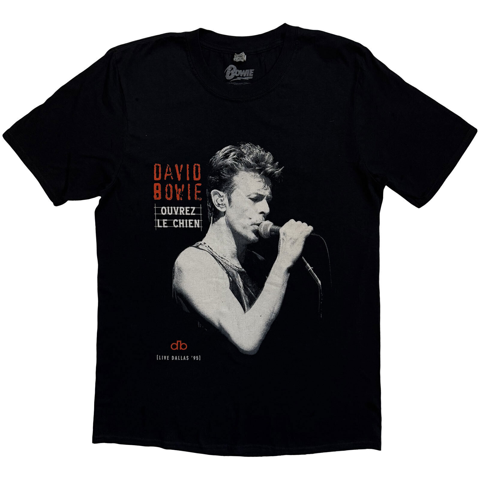 Πουκάμισο David Bowie Dallas '95 (Back Print) Black XL Πουκάμισο