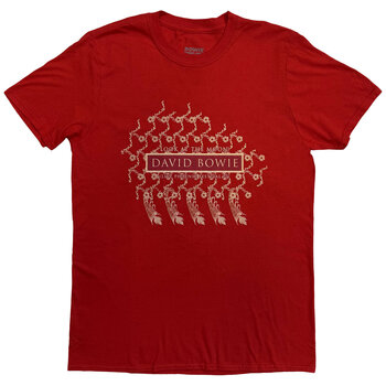 T-Shirt David Bowie Pheonix Festival (Back Print) Cardinal Red XL T-Shirt - 1