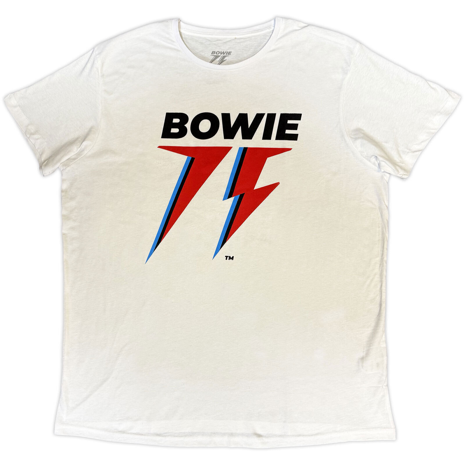 T-shirt David Bowie 75th Logo White XL T-shirt
