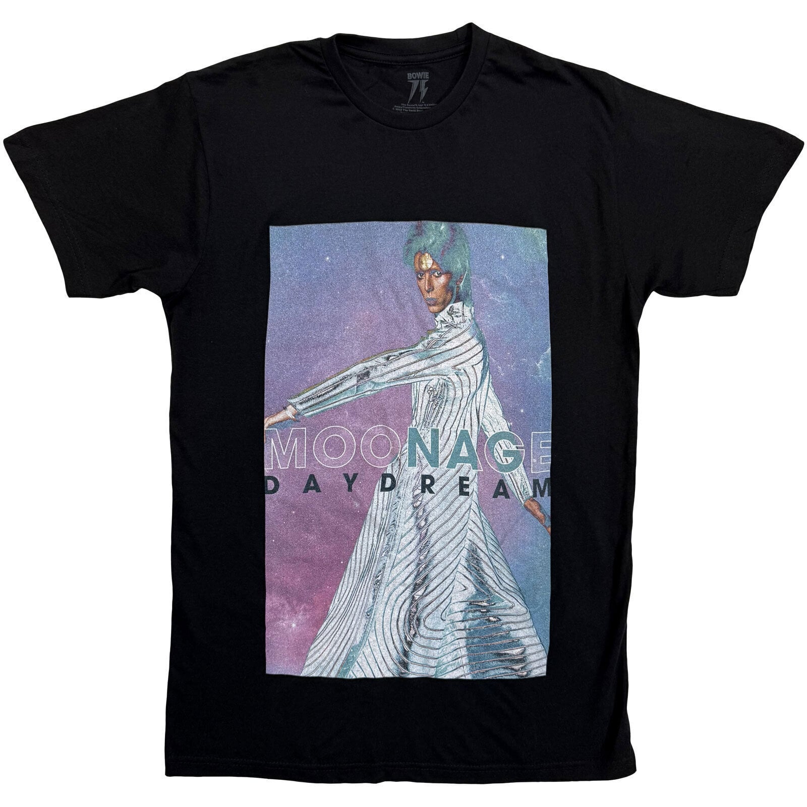 T-shirt David Bowie Moonage Space Black L T-shirt
