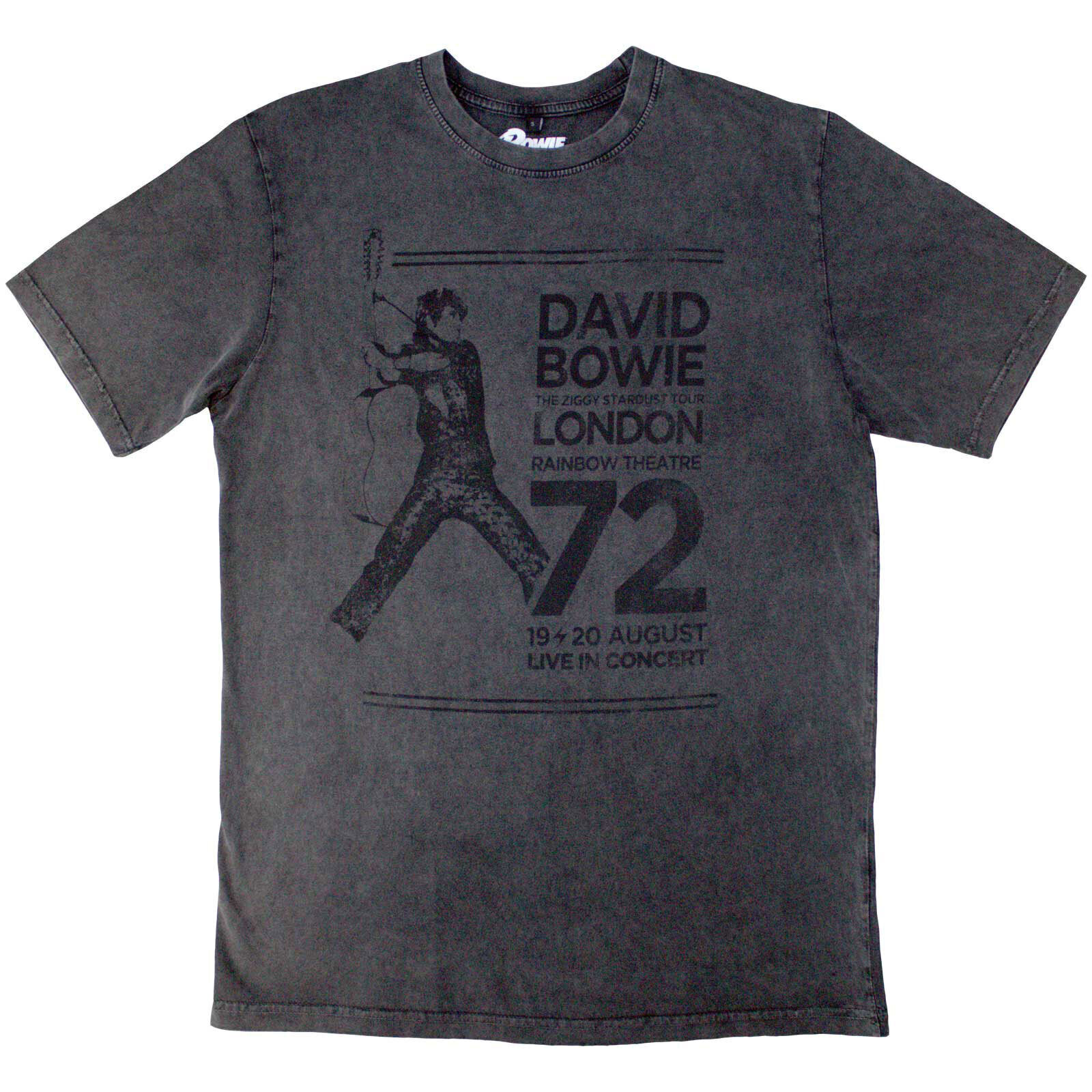 Koszulka David Bowie Rainbow Theatre Charcoal Grey XL Koszulka