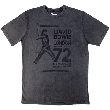 T-Shirt David Bowie Rainbow Theatre Charcoal Grey 2XL T-Shirt - 1