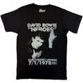 David Bowie Heroes Earls Court Black S Majica