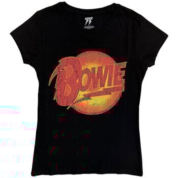 T-shirt David Bowie Diamond Dogs Vintage Black XL Feminino T-shirt - 1