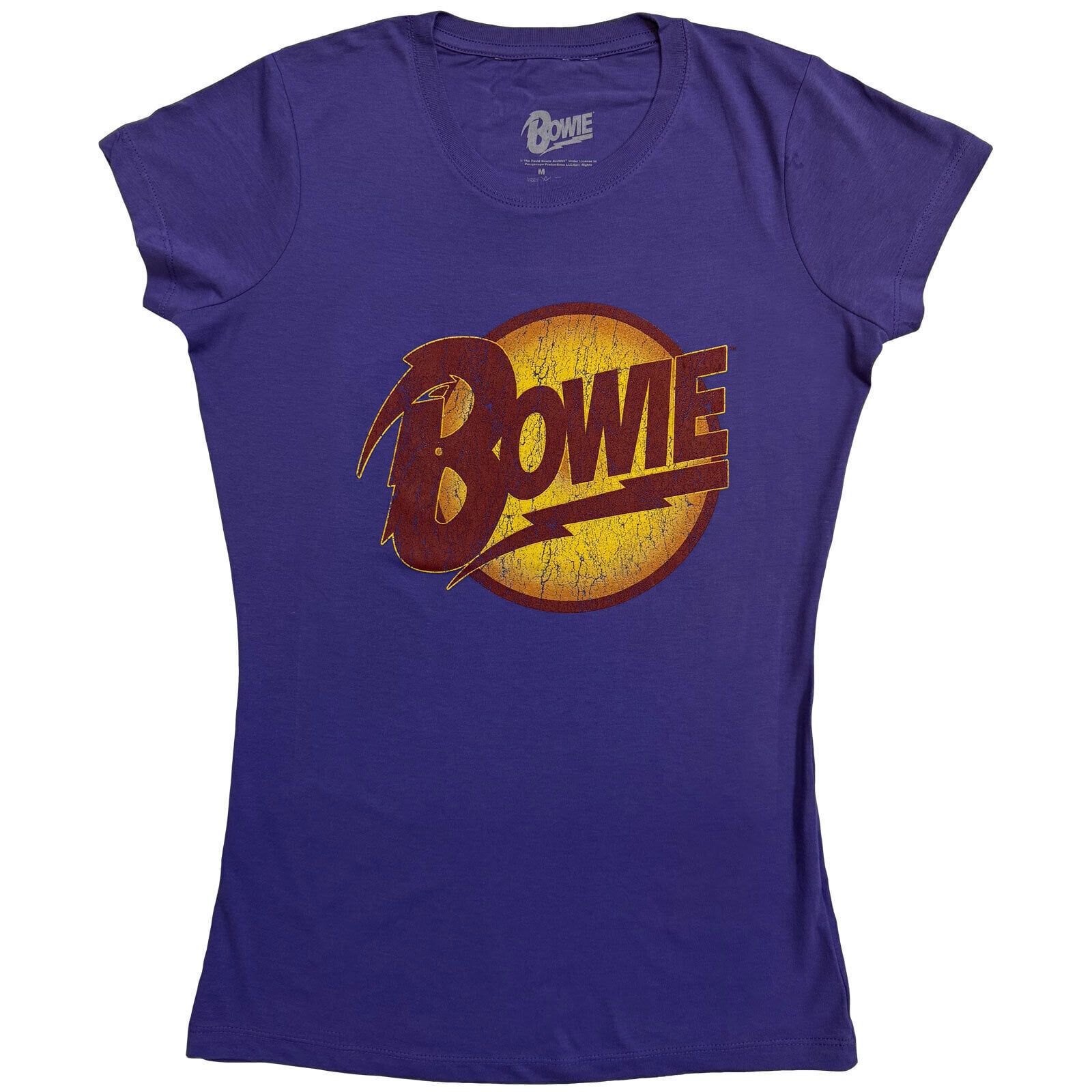 Košulja David Bowie Vintage Diamond Dogs Logo Purple XS Ženske Košulja