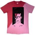 David Bowie Aladdin Sane (Wash Collection) Red XL T-Shirt