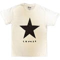 David Bowie Blackstar on White Short Sleeve T-Shirt White XL