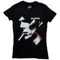 David Bowie X Smoke Red Black S Feminino T-shirt