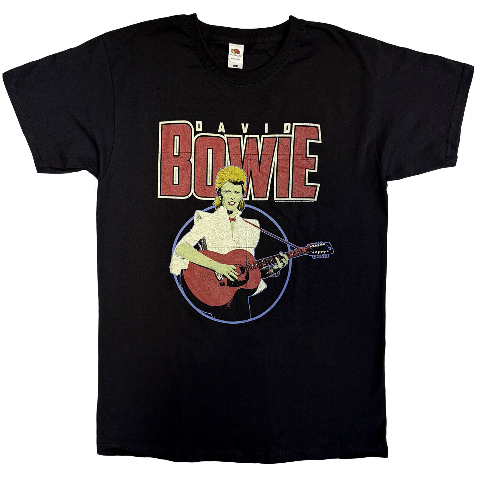T-Shirt David Bowie Acoustic Bootleg Black M T-Shirt