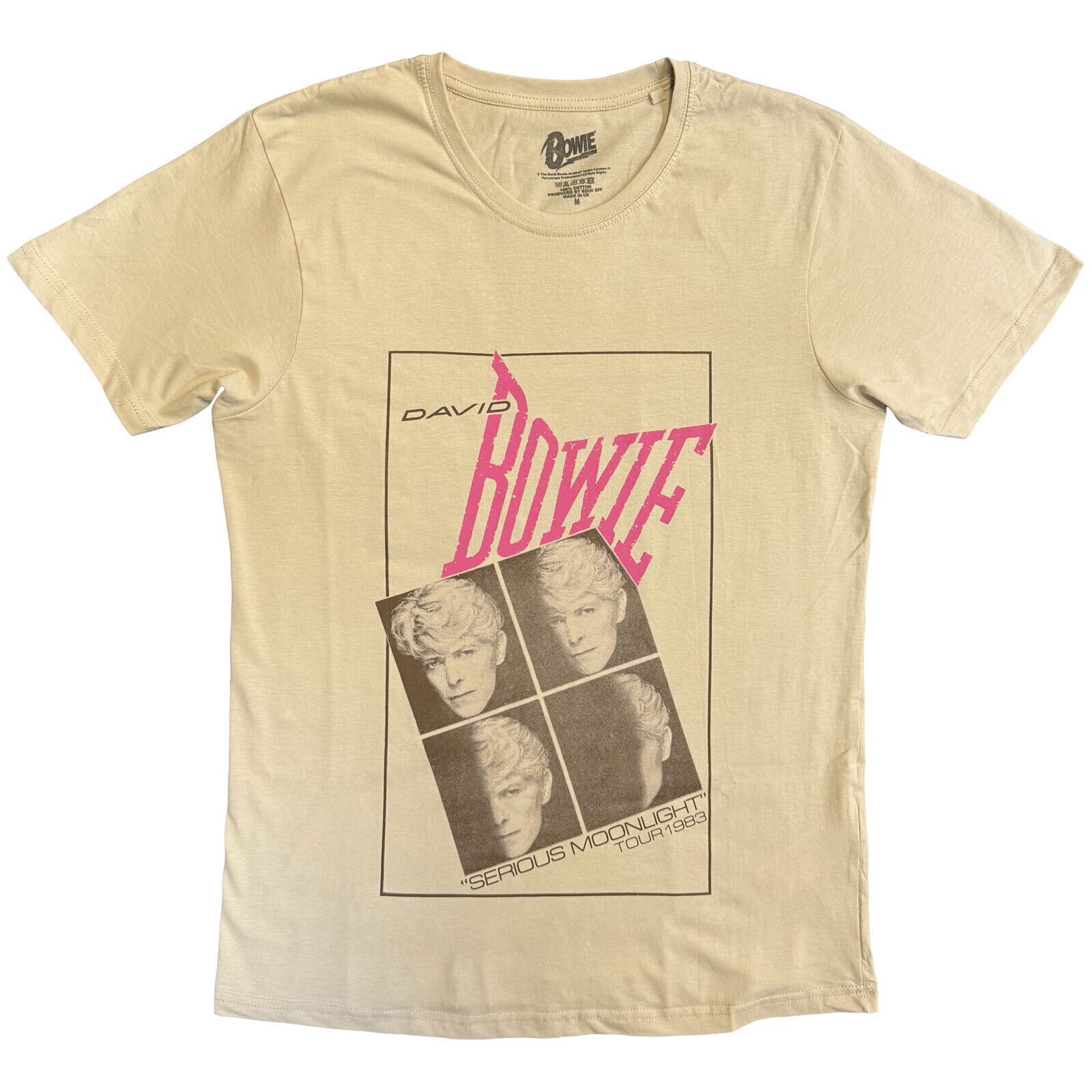 T-Shirt David Bowie Serious Moonlight White 2XL T-Shirt