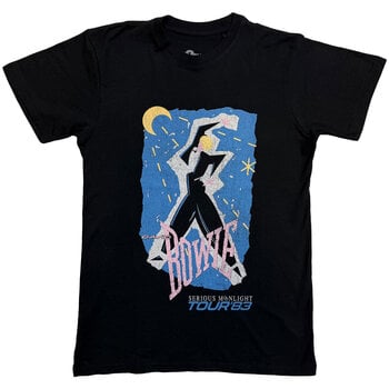Skjorte David Bowie 83' Tour (Back Print) Black M Skjorte - 1