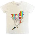 David Bowie Holographic Bolt (Foiled) White L Shirt