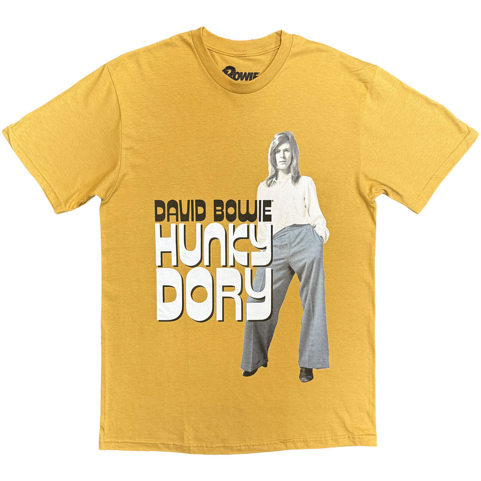 Košulja David Bowie Hunky Dory 2 Mustard Yellow XL Košulja