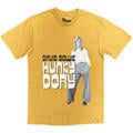 David Bowie Hunky Dory 2 Mustard Yellow XL T-Shirt