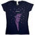 T-Shirt David Bowie Dots Navy Blue 2XL Damen T-Shirt