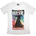 David Bowie Moonage 11 Fade White L Dámske Tričko