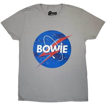 T-Shirt David Bowie Starman Logo Grey 2XL T-Shirt - 1