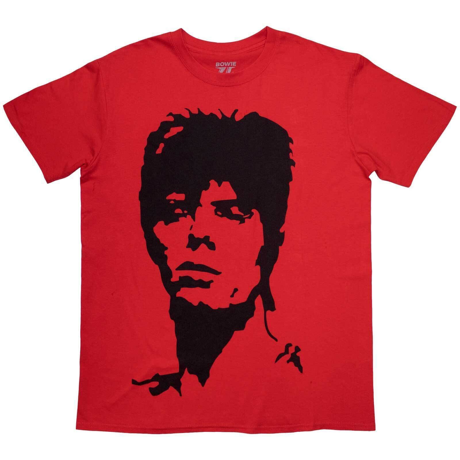 Tricou David Bowie 1973 Monochrome Red 2XL Tricou