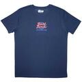 David Bowie Mini 1978 World Tour Logo Denim Blue L Marškinėliai