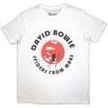 David Bowie Spiders From Mars White L Tričko