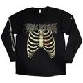 Cradle Of Filth Skeleton (Back & Sleeve Print) Black L T-Shirt