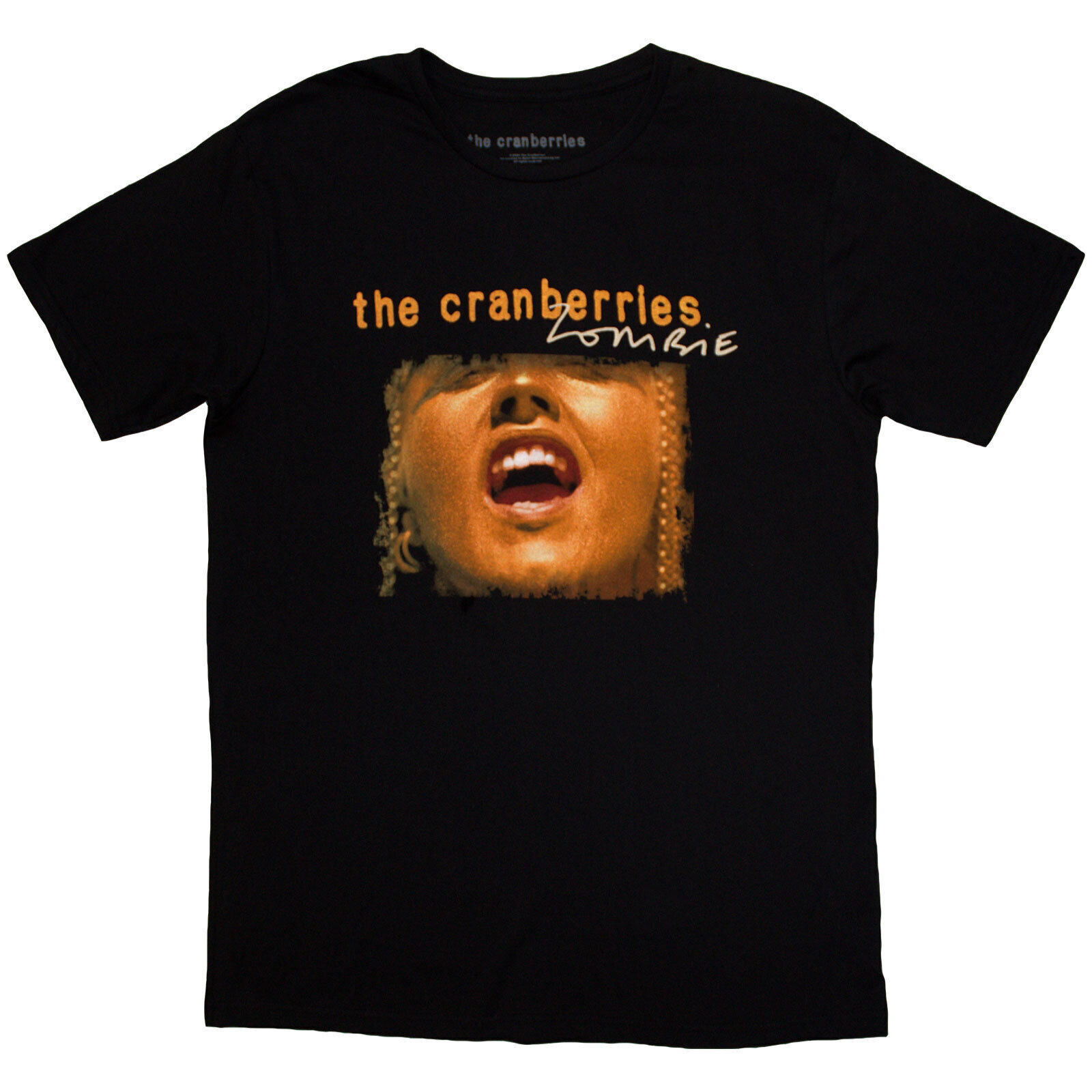 Skjorte The Cranberries Zombie Dolores (Back Print) Black 2XL Skjorte