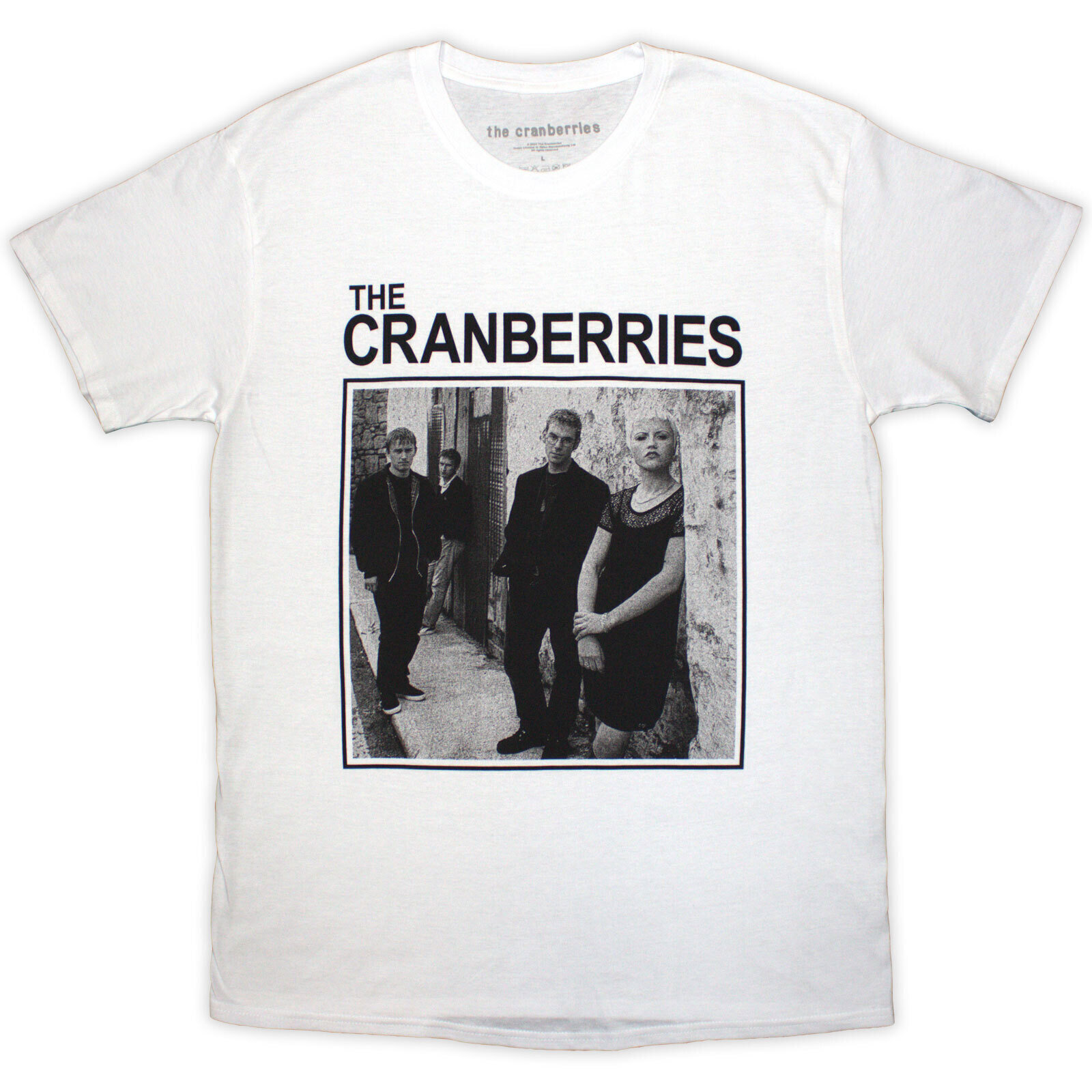 Tricou The Cranberries Square Photo White S Tricou