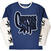 Skjorte Cypress Hill Leaf & Logo (Sleeve Print) Denim Blue & White M Skjorte