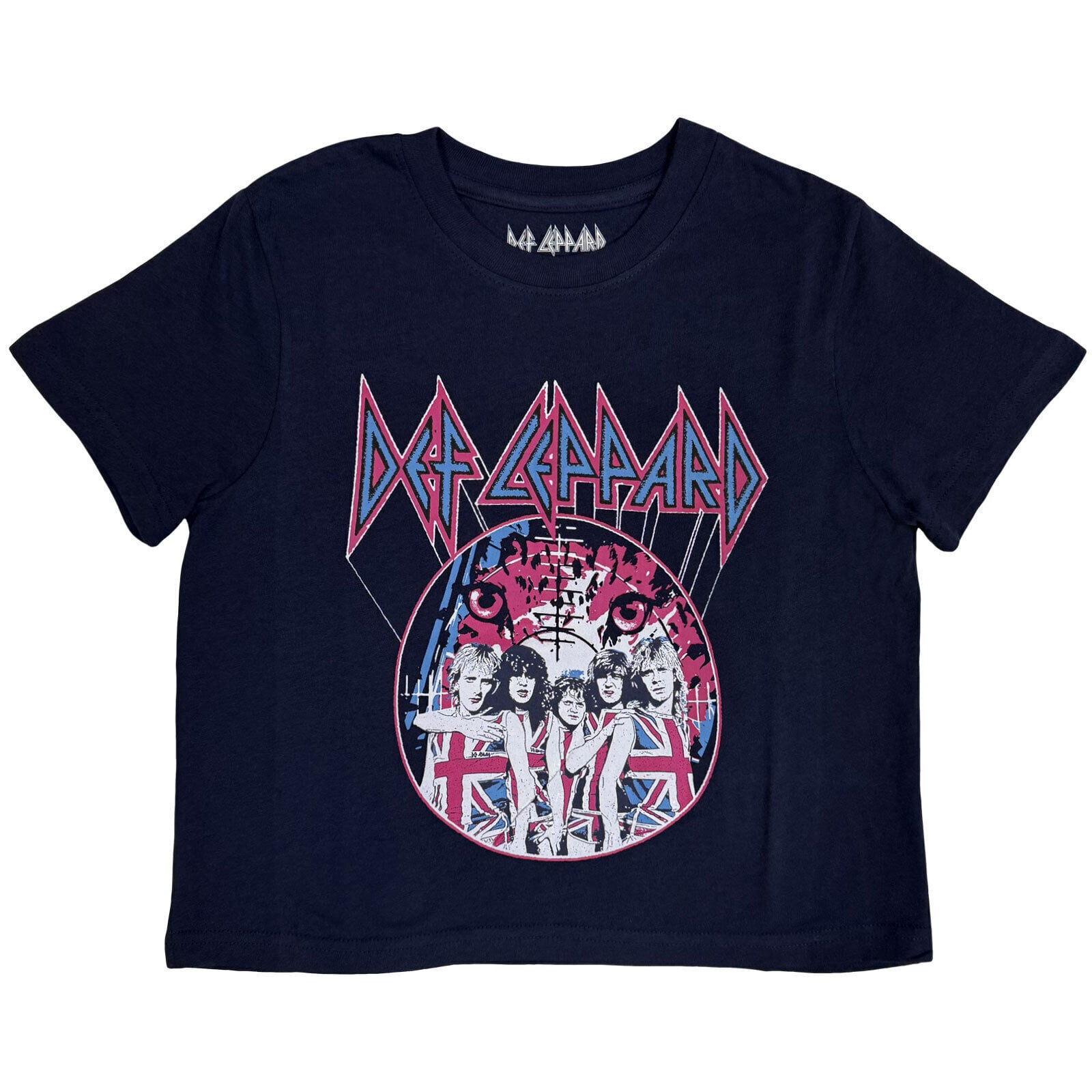 Košulja Def Leppard Pyro Tour (Back Print) Navy Blue L Ženske Košulja