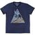 T-Shirt Def Leppard Triangle Logo (Ringer) Denim Blue 2XL T-Shirt