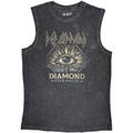 Def Leppard Diamond Star Halos Charcoal Grey M Marškinėliai